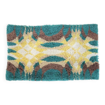 Petit tapis de design des années 50 dans le style Ege Rya, Danemark, 1970.