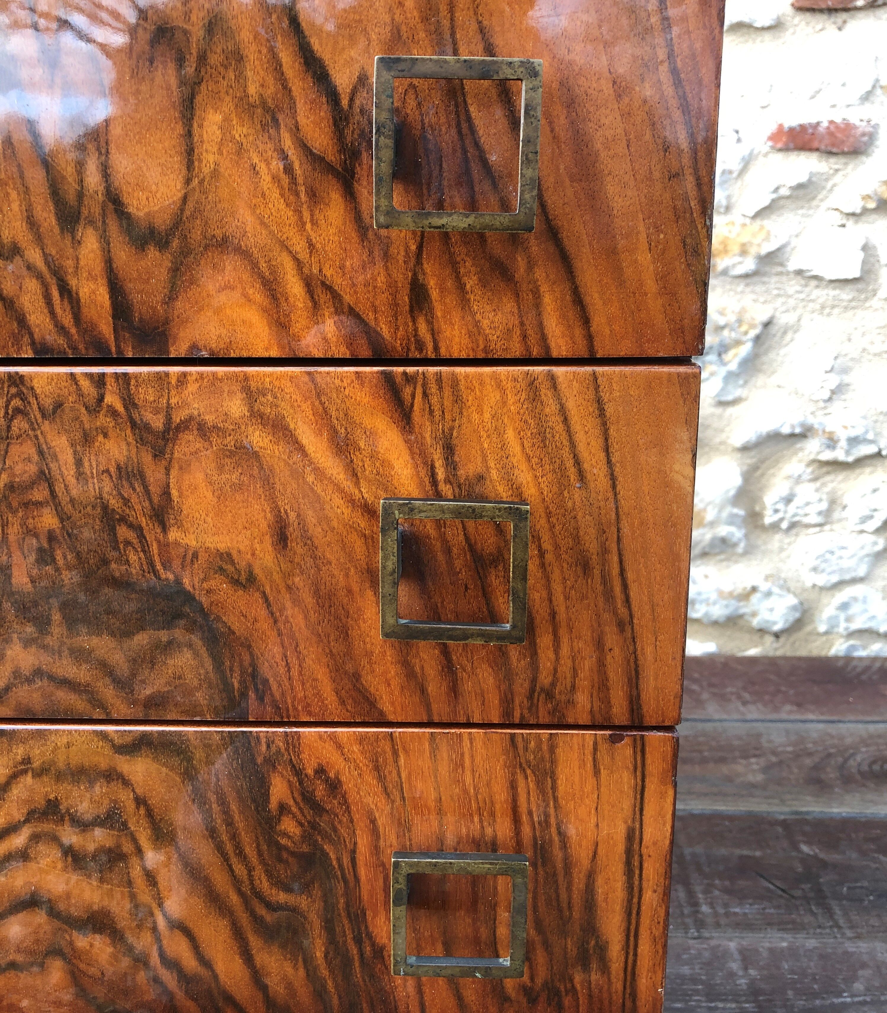 Vintage dresser with three rosewood drawers circa 70