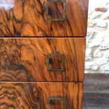 Vintage dresser with three rosewood drawers circa 70