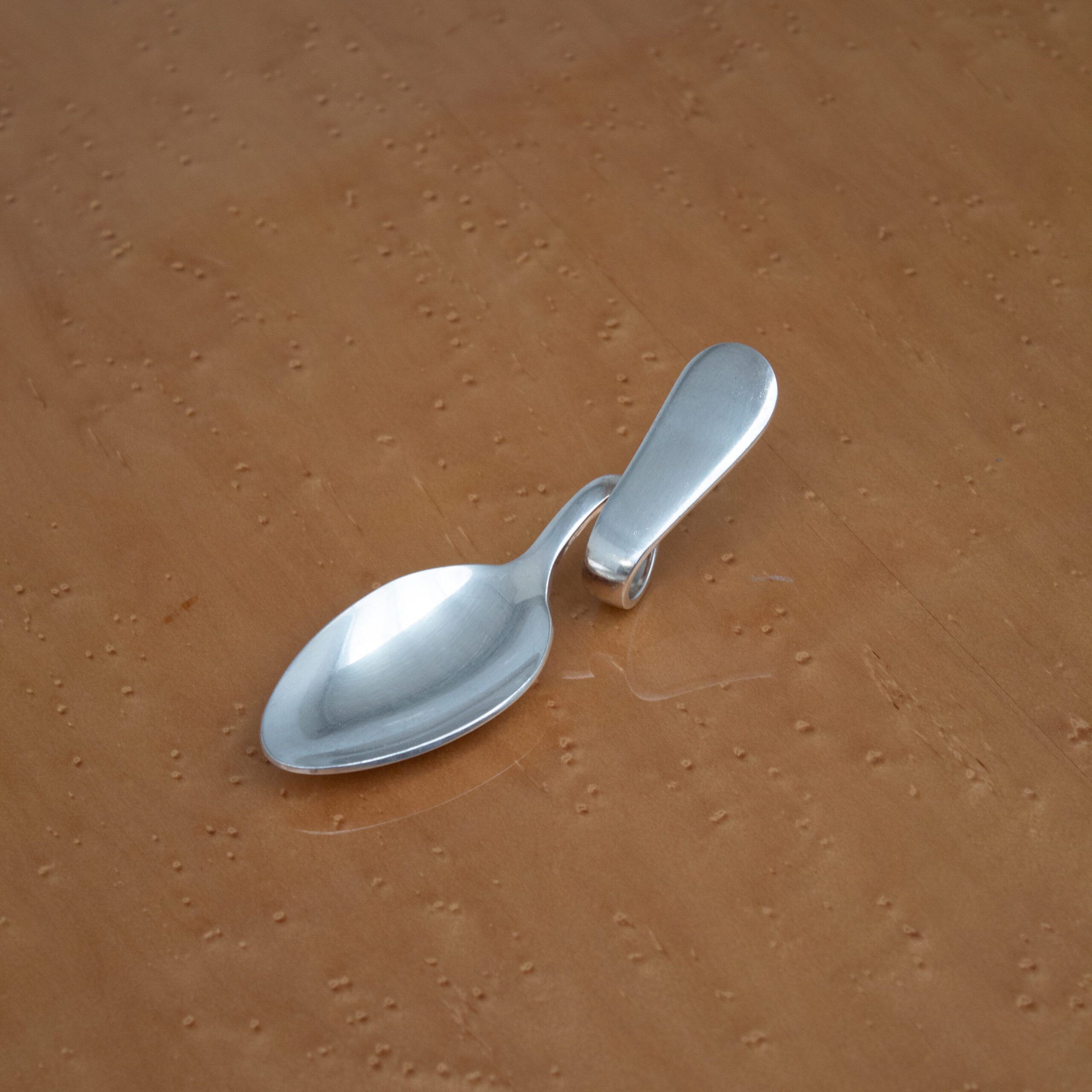 12 cuillères de dégustation en argent de Broggi Milano