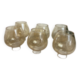 Smoked glass globes