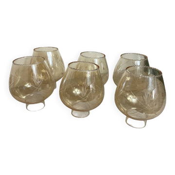 Smoked glass globes