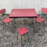 Red Formica set