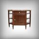Small Mahogany Serving Cabinet, Louis XVI Style – 19th Century