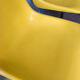 Waiting bench, vintage yellow sofa