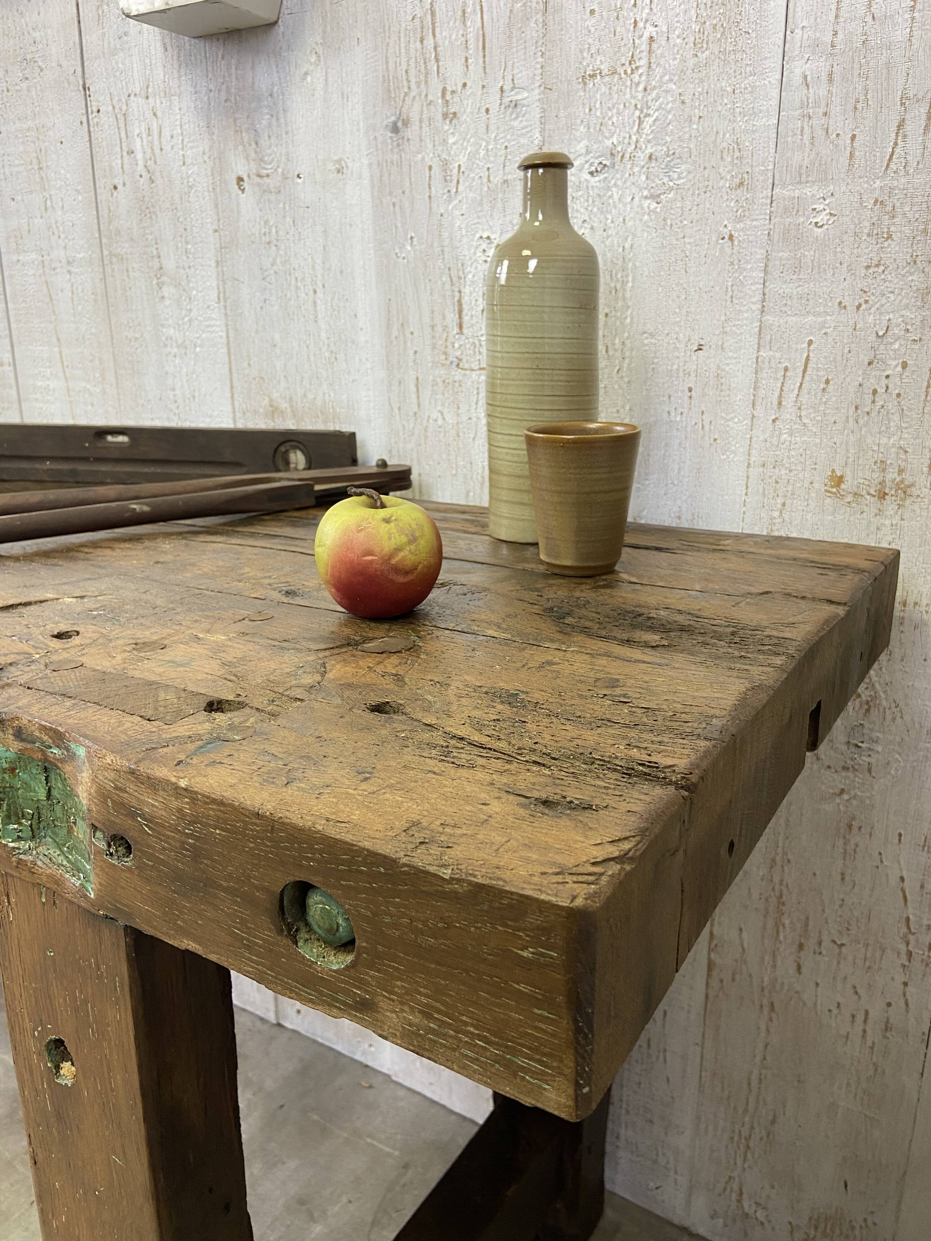 Vintage carpenter's workbench