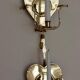 Pair Of Mid Century Swedish Brass Sconces by Ahrneberg Sweden