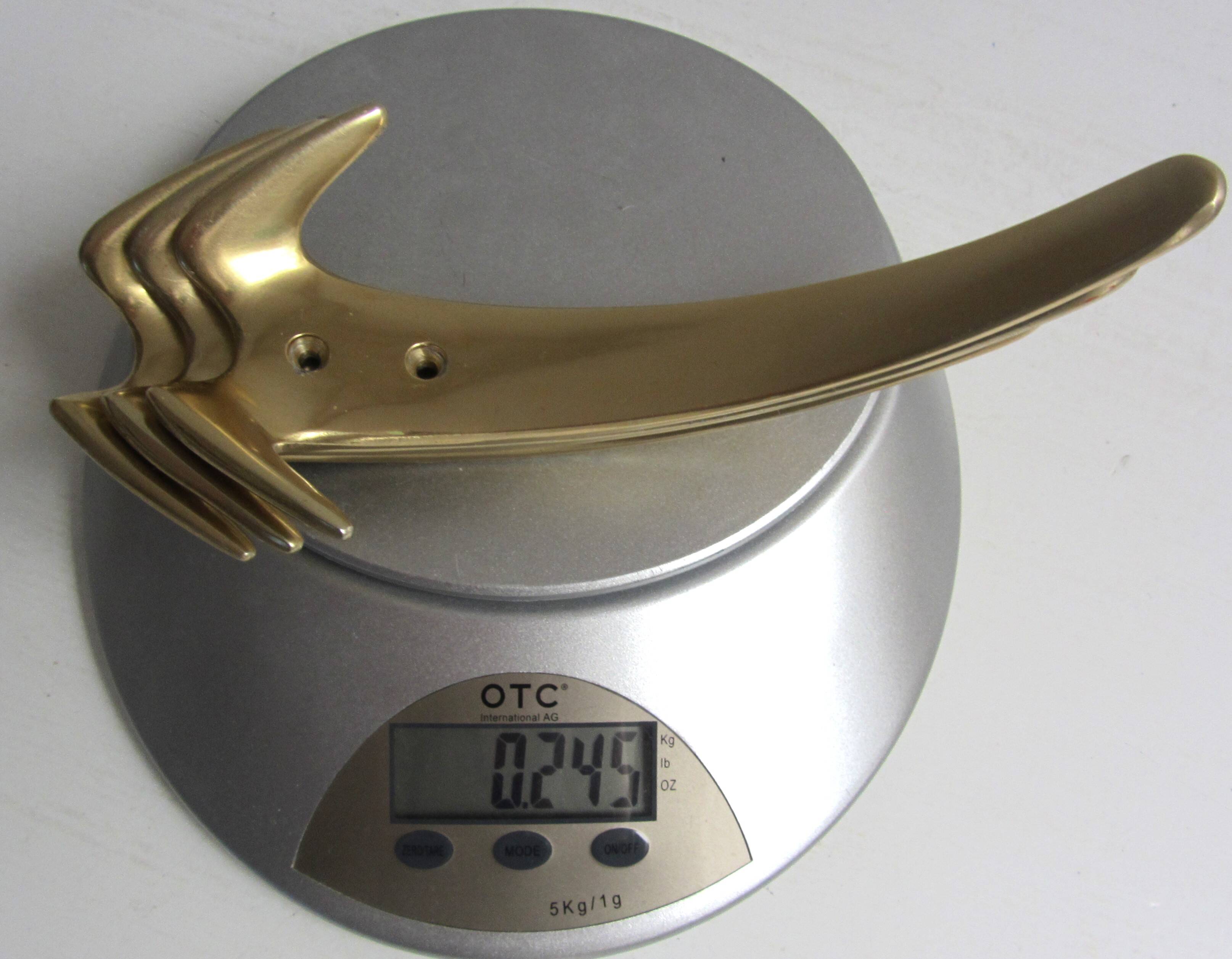 Vintage Carl Auböck Design Wall Hooks, Double Coat Hook