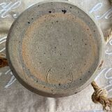 Pot vase with handles pyrite stoneware Truchon Corsica