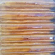 Plat à asperges barbotine Sarreguemines , 1960