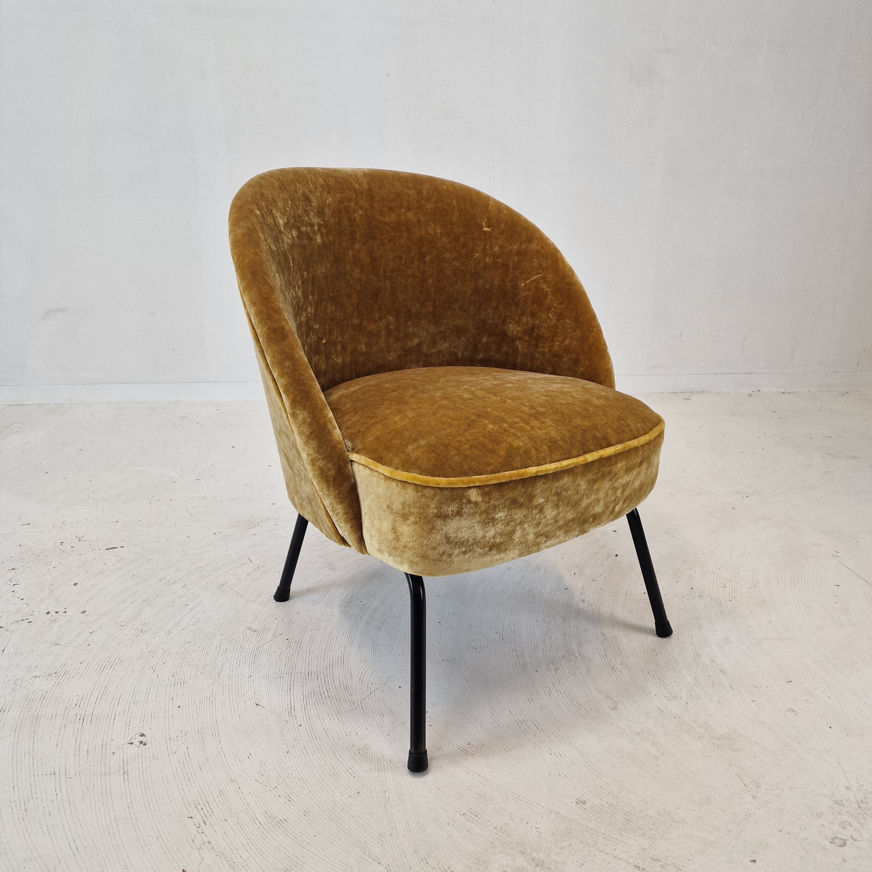 Mid Century Dutch Cocktail or Side Chair, 1970s