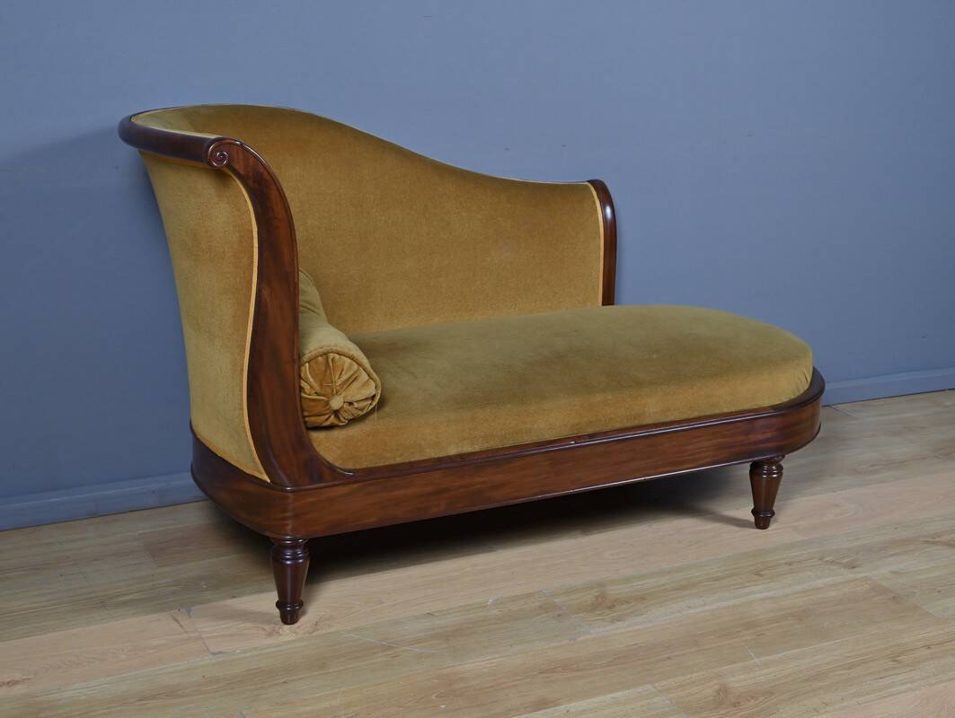 Mahogany Méridienne, Restoration period – Early 19th century