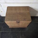 Solid oak chest