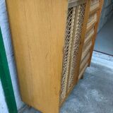 Rattan chest of drawers