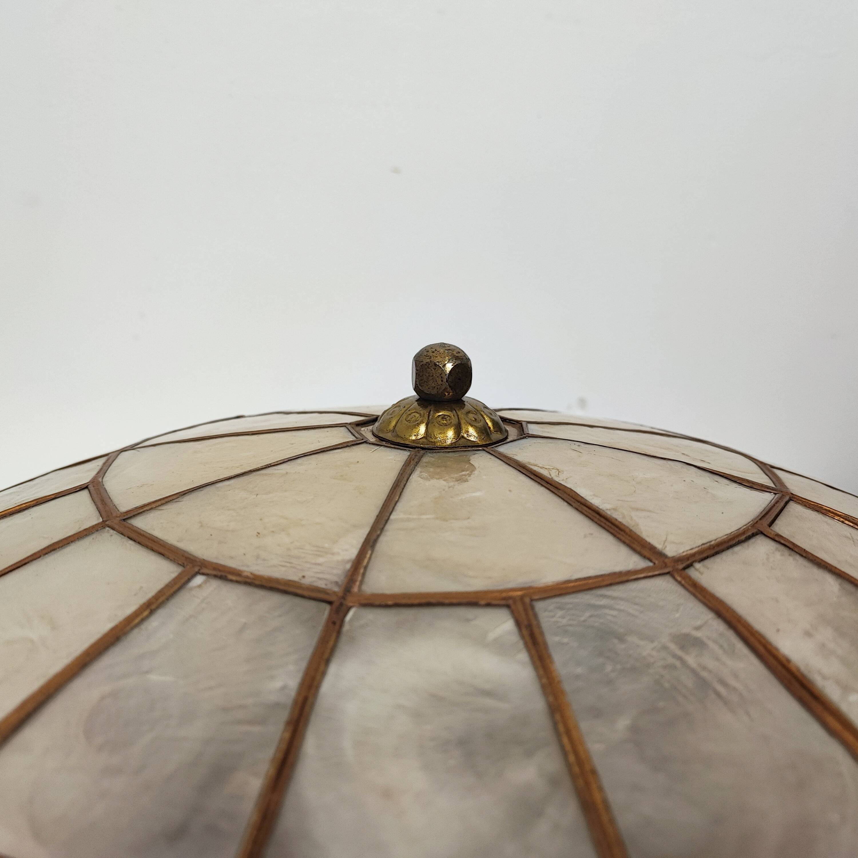 Mother-of-pearl ceiling/wall light