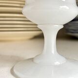 White opaline vase