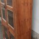 Old wooden glass cabinet
