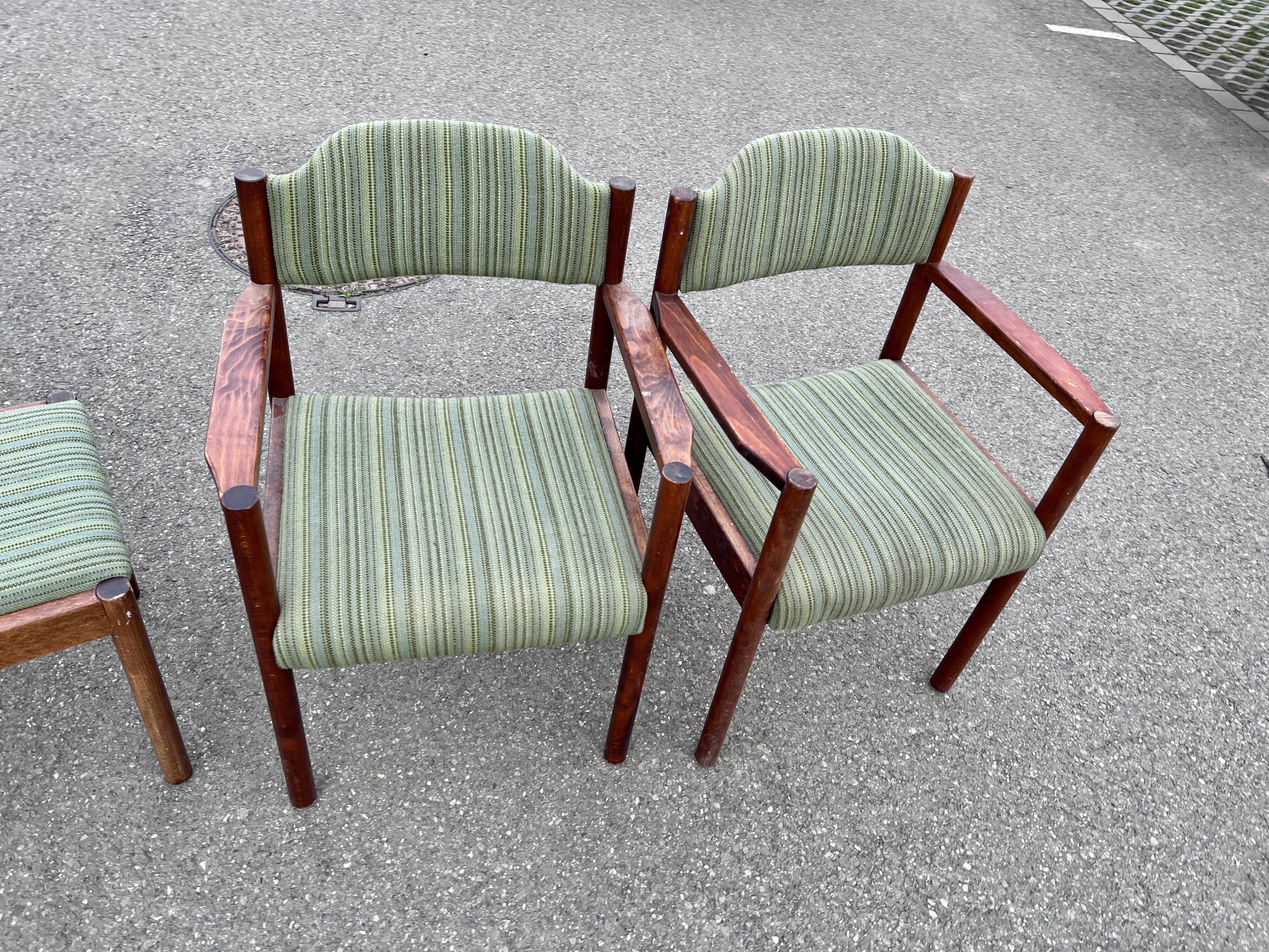 Scandinavian chair series armchair ottoman chair in rosewood