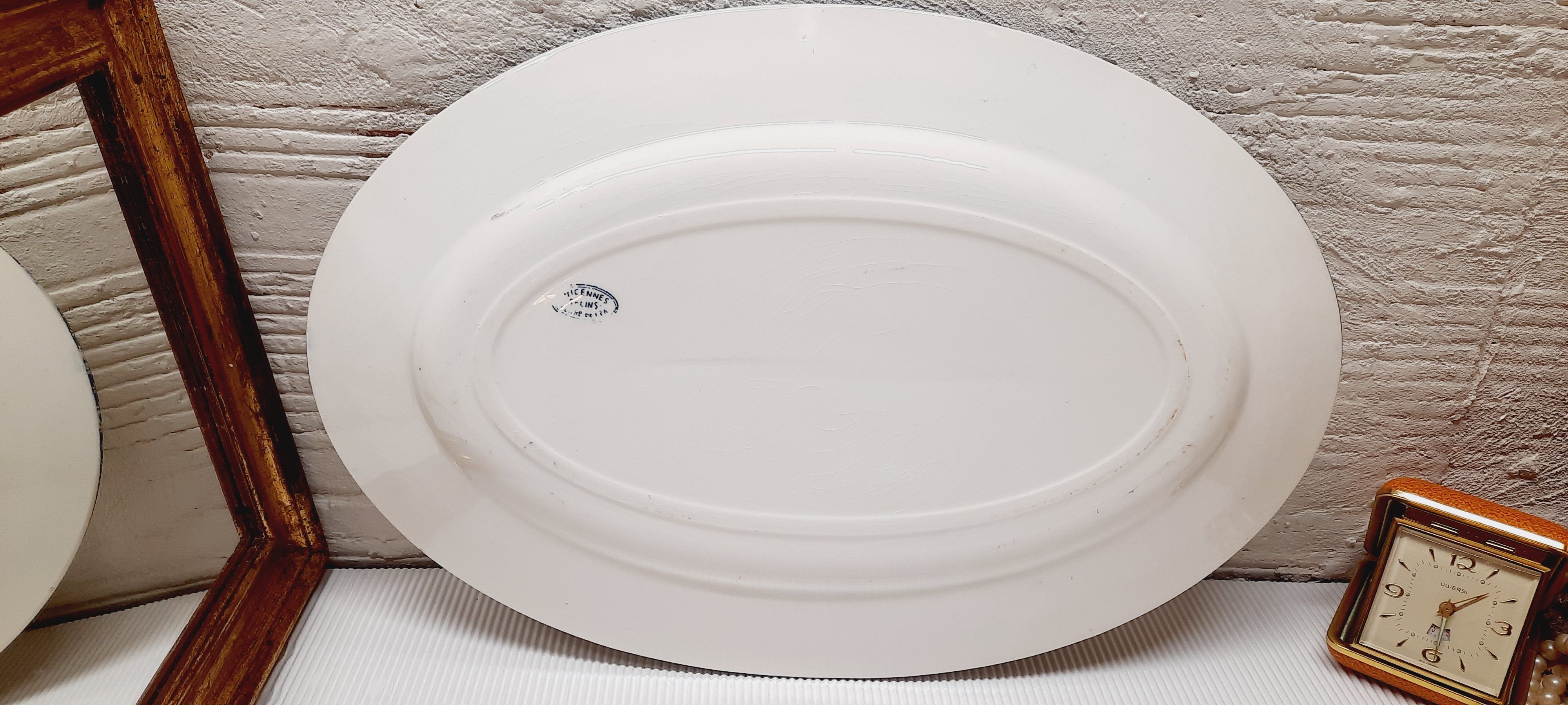 Oval dish Terre de Fer
