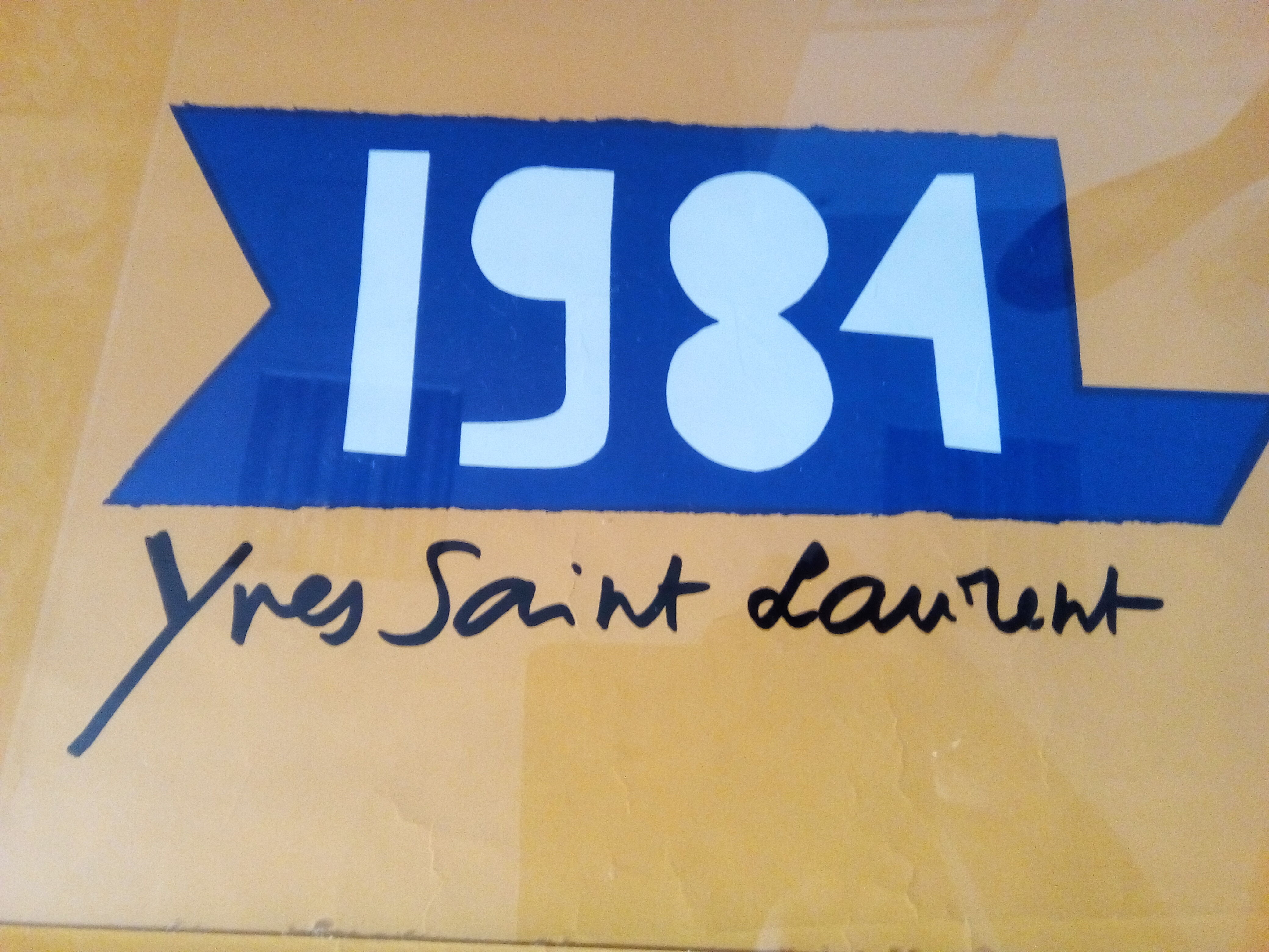 Original poster Love Yves Saint Laurent