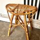 Rattan stool, 1960s-1970s