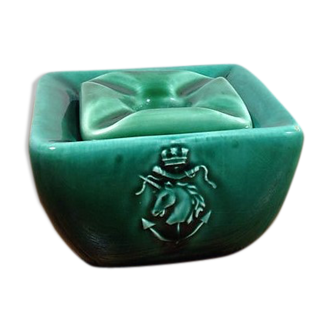 Green ashtray