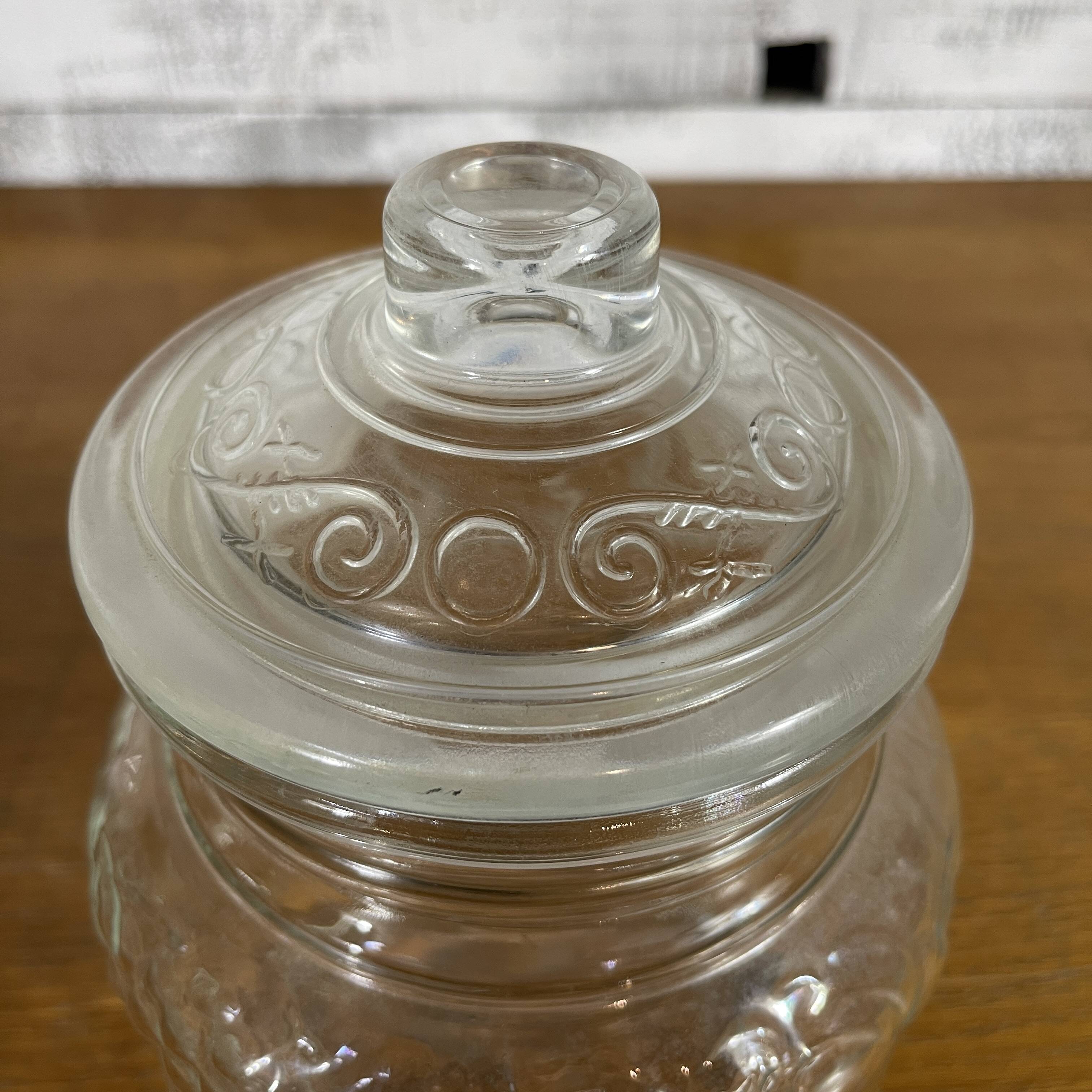 Vintage glass candy box