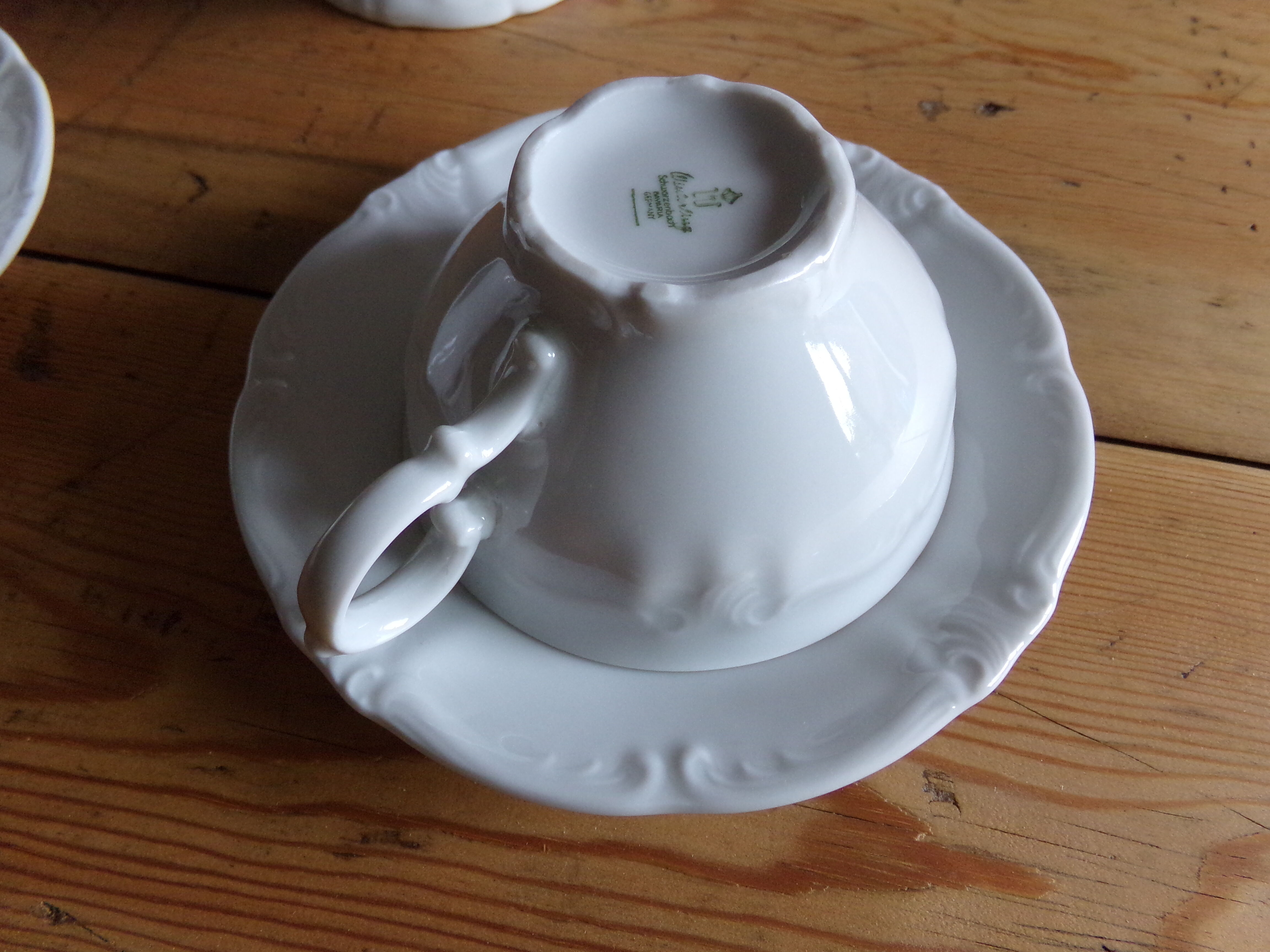 Tea service or white coffee winterling schwarzenbach bavaria germany