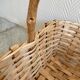 Panier osier et bois