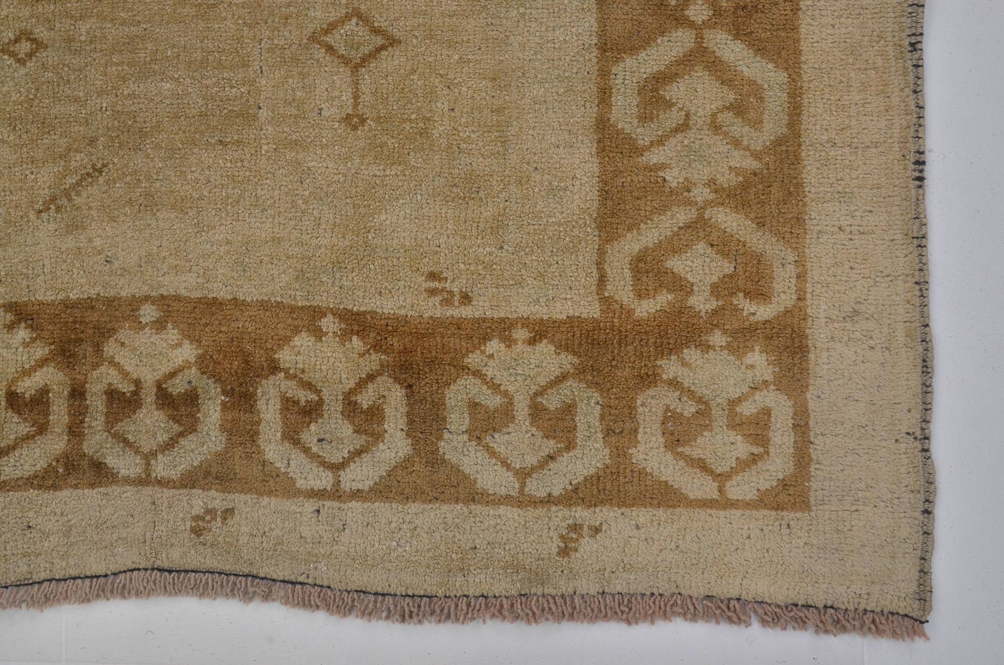 Tapis Oushak orange et marron sku A48