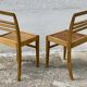 Paire de chaises de René GABRIEL époque reconstruction 1950