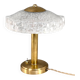 Table lamp in Skyscraper style • Clichy glass & brass