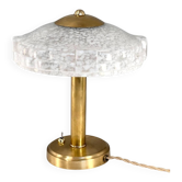 Table lamp in Skyscraper style • Clichy glass & brass