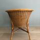 Pair of rattan armchairs from the 60s
