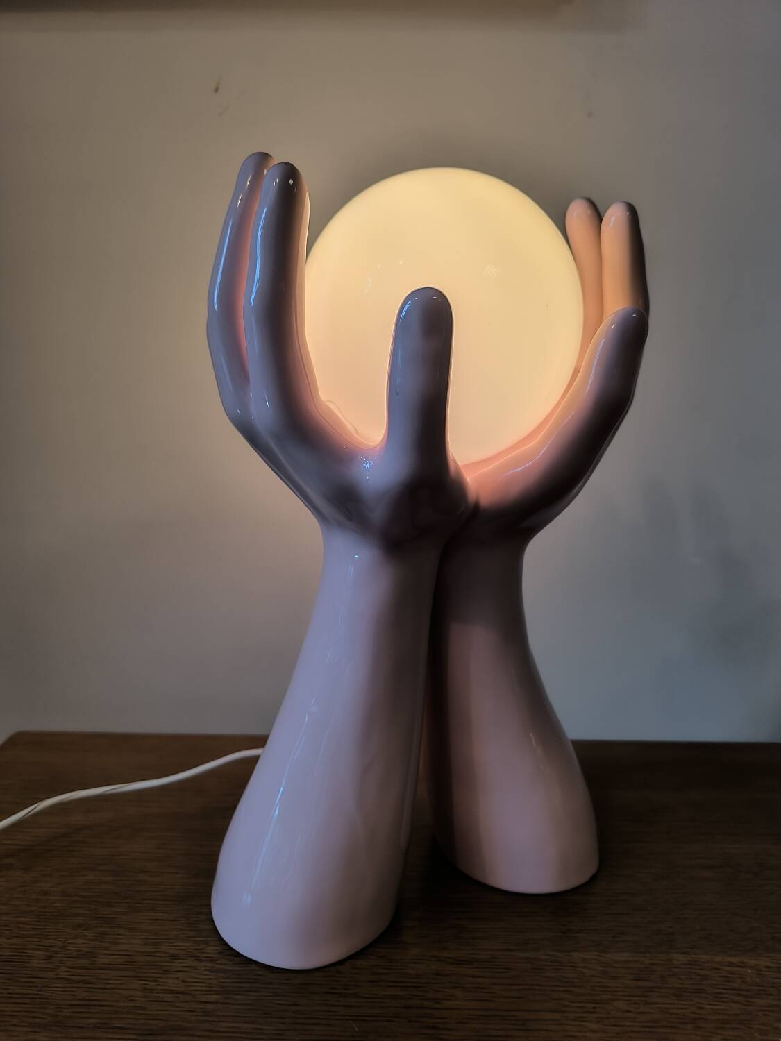 Ceramic table lamp circa 1980