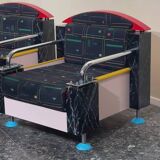 Pair of Memphis lounge chairs