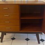 Vintage sideboard with compass feet