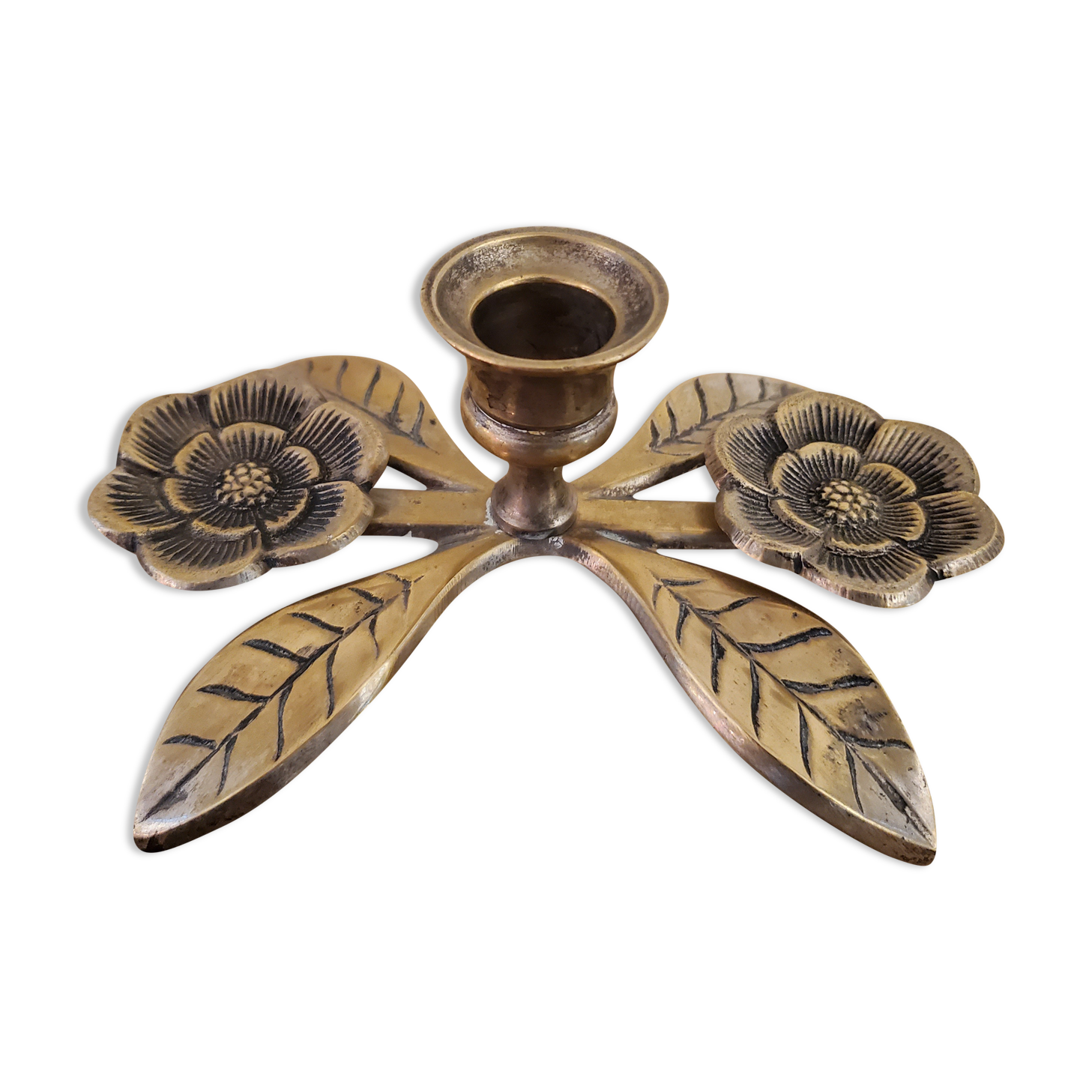 Brass candle holder