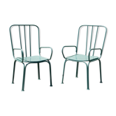 Paire de fauteuils vintage Jardin du Luxembourg