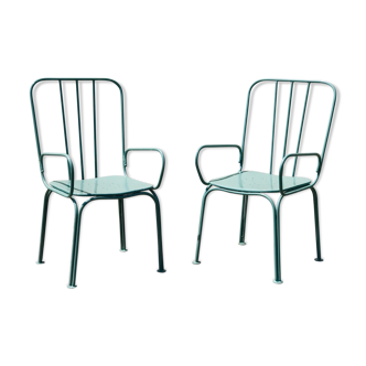 pair of vintage armchairs Jardin du Luxembourg