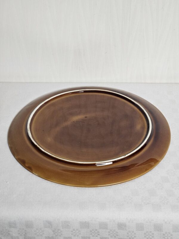 Plat Sarreguemines collection ''NÉNUPHAR'' vintage