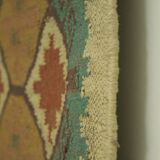 2.6x8 ft- handwoven kilim runner, bed side, indian traditional rug/carpet.
