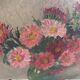 Painting the bouquet of Daisies signed Renée VAsse, old frame