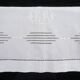 Old Linen Sheet 210 x 290 Day Scale Embroidery Monogram LA