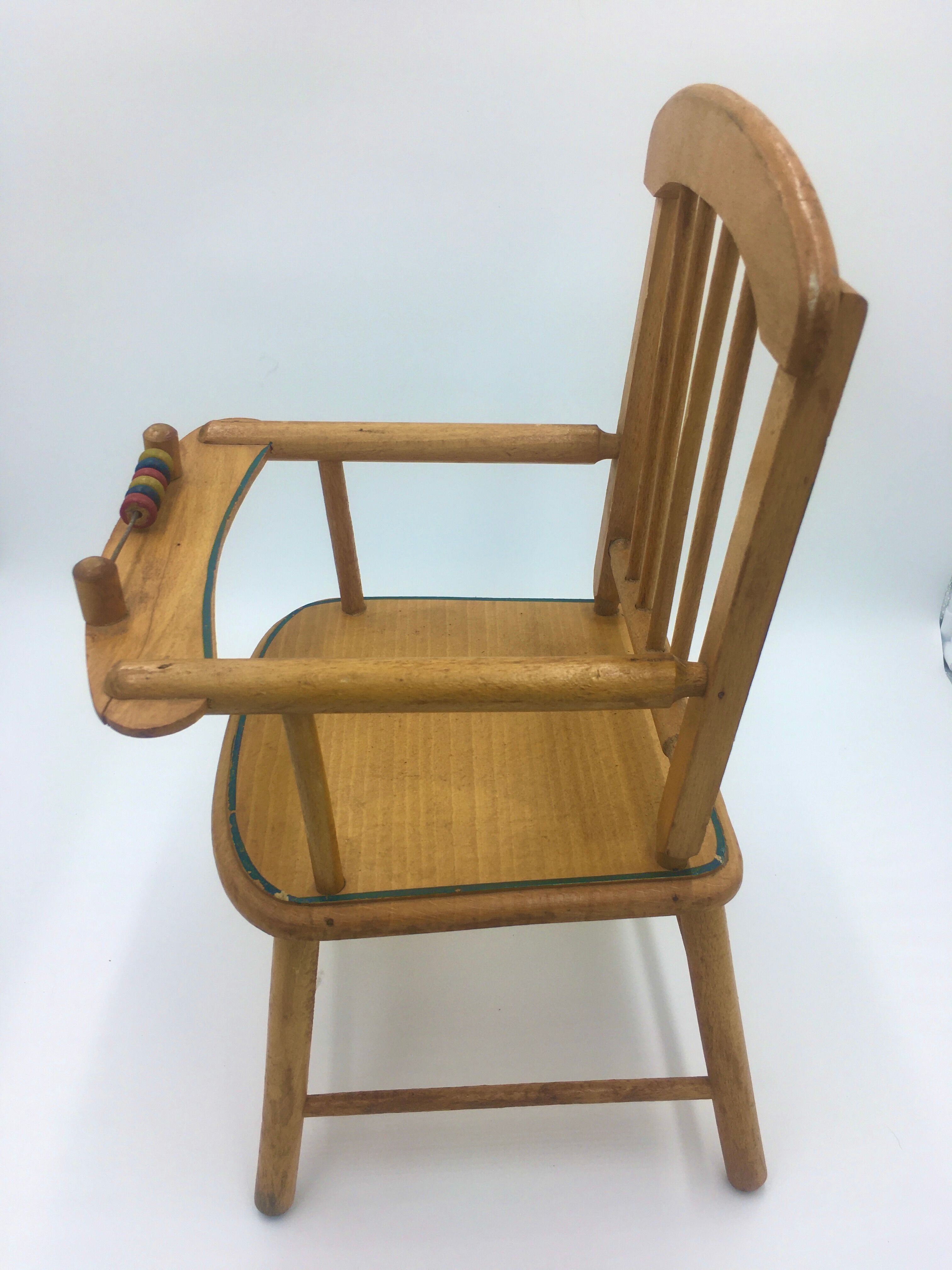 Wooden doll chair