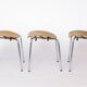 Set of 6 Egon Eiermann SE68 Stools – 1950s Mid Century Modern Beech Plywood