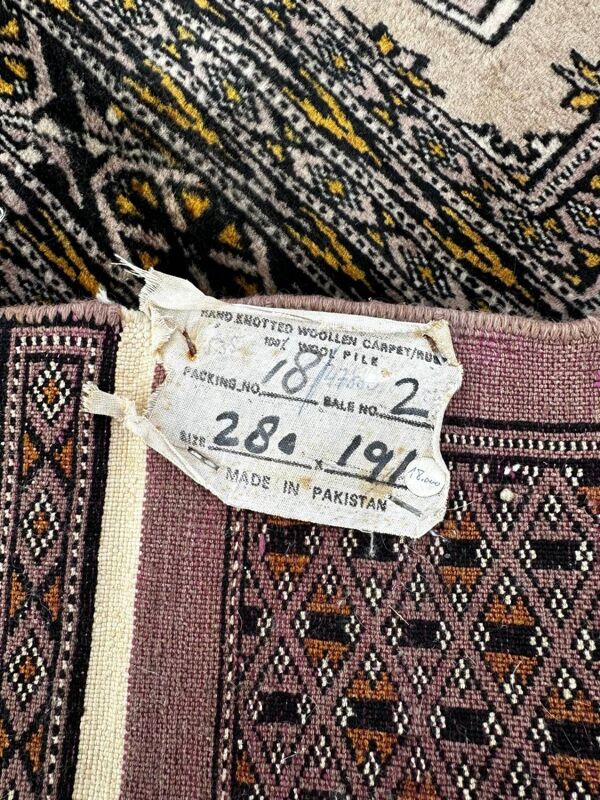 Tapis persan noué à la main