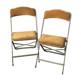 Pair of folding chairs
