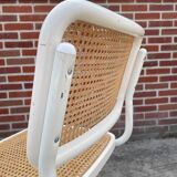 Set of 4 Cesca b32 model chairs in white