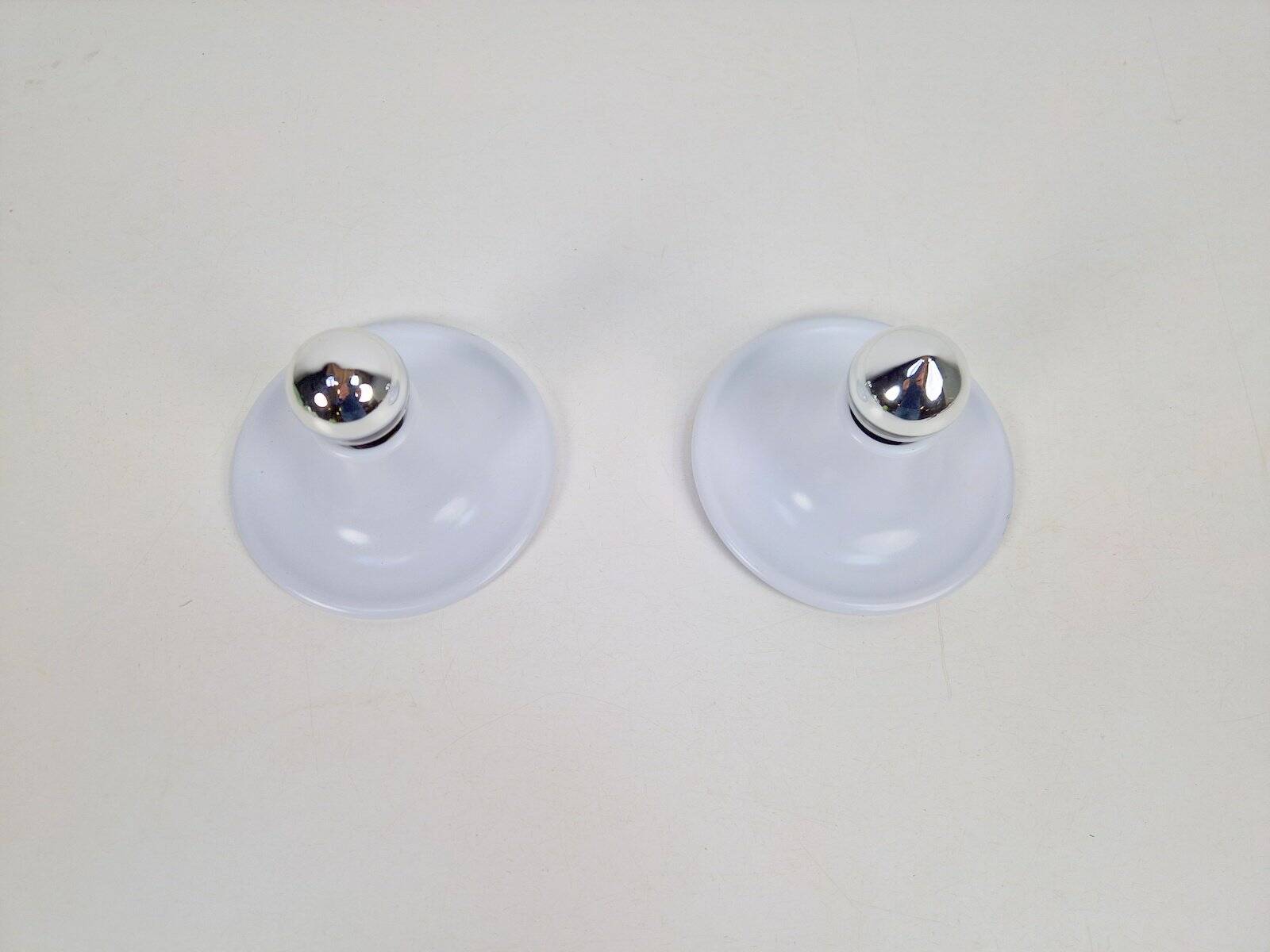 Vintage Space Age UFO Disc Wall Lamps from Targetti Sankey, 1970s, Set of 2